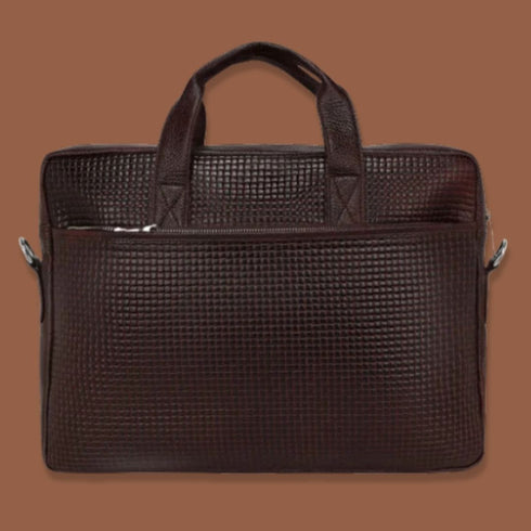 Ashwin Genuine Leather Laptop Bag Mozri